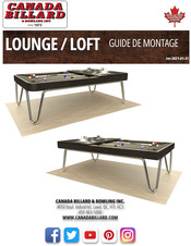 CANADA BILLARD & BOWLING INC LOFT Guide De Montage
