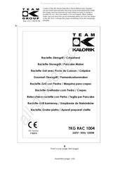 Team kalorik TKG RAC 1004 Mode D'emploi