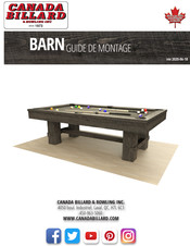 CANADA BILLARD & BOWLING INC BARN Guide De Montage
