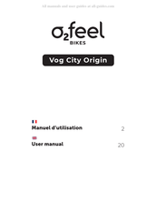 O2Feel Bikes Vog City Origin Manuel D'utilisation