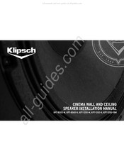 Klipsch KPT-1260-H Manuel D'installation