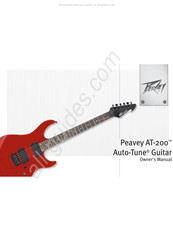 Peavey AT-200 Auto-Tune Guitar Manuel Du Propriétaire