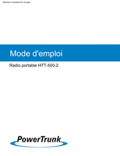 PowerTrunk HTT-500-2 Mode D'emploi