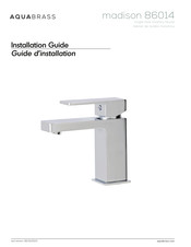 aquabrass madison 86014 Guide D'installation