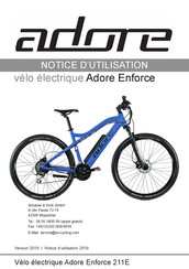 Adore Enforce 211E Notice D'utilisation