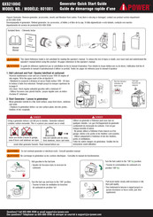 Ipower GXS2100iC Guide De Démarrage Rapide