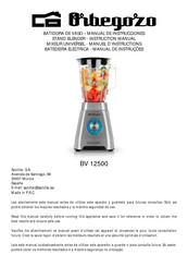 Orbegozo BV 12500 Manuel D'instructions