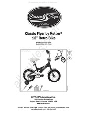 Kettler Classic Flyer KC112-500 Mode D'emploi