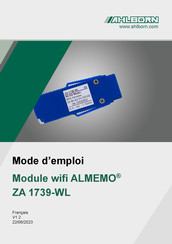 Ahlborn ALMEMO ZA 1739-WL Mode D'emploi