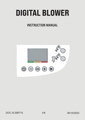 DELTACALOR DIGITAL BLOWER Manuel D'instructions
