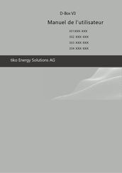 tiko Energy Solutions D-Box V3 Manuel De L'utilisateur