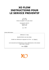 Xo FLOW CF-100 Manuel D'instructions