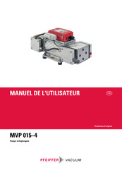Pfeiffer Vacuum MVP 015-4 Manuel De L'utilisateur