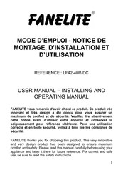 Fanelite LF42-40R-DC Mode D'emploi