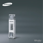 Samsung YP-U2J Mode D'emploi
