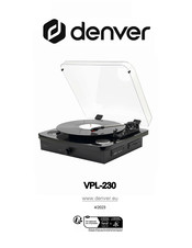 Denver VPL-230 Mode D'emploi