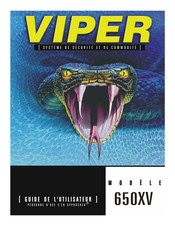 Viper 650XV Guide De L'utilisateur