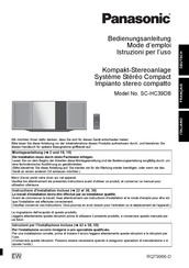 Panasonic SC-HC39DB Mode D'emploi