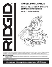 Ridgid R4120 Manuel D'utilisation