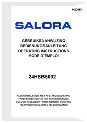 Salora 24HSB5002 Mode D'emploi