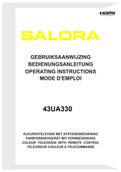 Salora 43UA330 Mode D'emploi