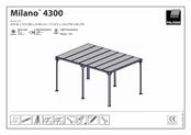 Palram Milano 4300 Instructions De Montage