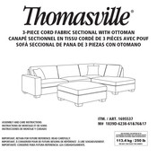 Thomasville 1695537 Instructions De Montage