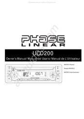 Phase Linear UCD200 Manuel De L'utilisateur