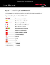 Hyperx Cloud Stinger Core Mode D'emploi