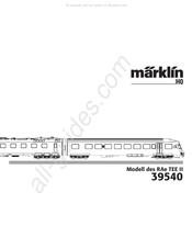 marklin 39540 Mode D'emploi