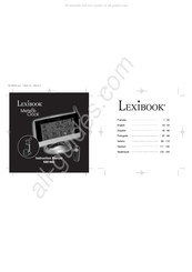 LEXIBOOK MeteoClock SM1960 Manuel D'instructions