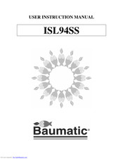 Baumatic ISL94SS Manuel D'instruction Pour L'utilisateur