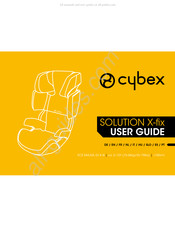 CYBEX SOLUTION X-fix Mode D'emploi