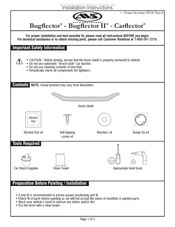 AVS Bugflector II Instructions D'installation