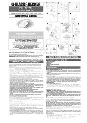 Black & Decker V3605 Manuel D'instructions