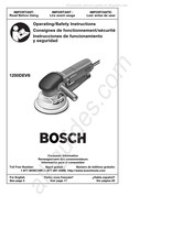 Bosch 1250DEVS Consignes De Fonctionnement/Sécurité