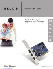 Belkin F5U503 Mode D'emploi