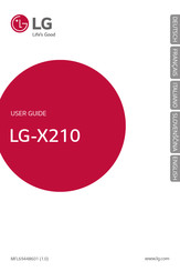 LG X210 Mode D'emploi