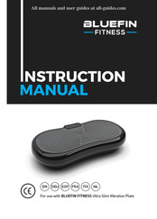 BLUEFIN Fitness Ultra Slim Vibration Plate Manuel D'instructions