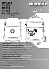 Numatic A40A Traduction Du Manuel D'utilisation D'origine