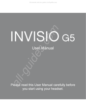Invisio G5 Mode D'emploi