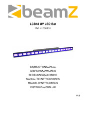 Beamz LCB48 UV LED Bar Manuel D'instructions