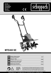 Scheppach MTE460 SE Traduction Des Instructions D'origine
