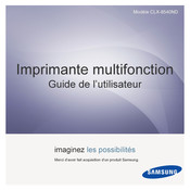 Samsung CLX-8540ND Guide De L'utilisateur