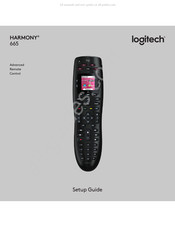 Logitech HARMONY 665 Guide D'installation