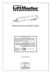 Chamberlain LiftMaster PROFESSIONAL SCS200 Instructions Pour Le Montage Et L'utilisation