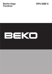 Beko DPU 8380 X Mode D'emploi