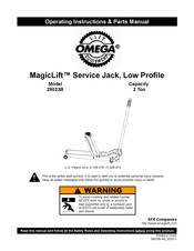 SFA Omega Lift Equipment MagicLift 29023B Manuel Des Consignes D'utilisation Et Des Pièces