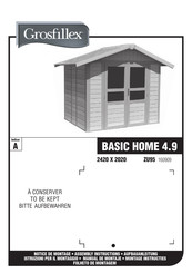 Grosfillex BASIC HOME 4.9 Notice De Montage