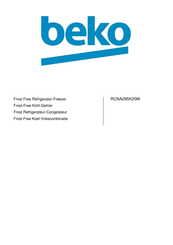 Beko RCNA295K20W Mode D'emploi